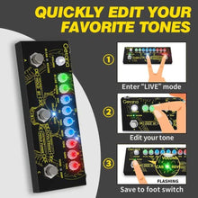 Load image into Gallery viewer, Getaria Guitar Multi Effects Pedal IR Cab Electric Guitar Pedals Multi Effects Processor Delay Reverb Pedals Overdrive Pedal for Bass Guitar_1505