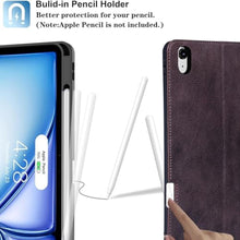 Load image into Gallery viewer, Gexmil Leather Case for iPad Pro 13 Inch M5/M4 2025/2024,Matte Brown, SandedBrown_2792