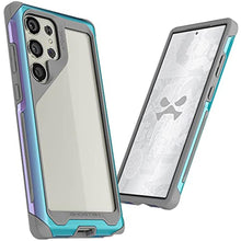 Load image into Gallery viewer, Ghostek ATOMIC slim Samsung Galaxy S23 Ultra Phone Case with Clear Back and Iridescent Aluminum Bumper S-Pen Stylus Cutout Shockproof Phone Cover Designed for 2022 Samsung S23 Ultra (6.8") (Prismatic)_7840