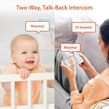 Load image into Gallery viewer, Gigaset Baby Monitor with Camera and Audio - VS280 No WiFi Portable Video Infant Monitor 2.8" Screen, Auto Night Vision, Temperature Alert, 1000ft Range, Ideal for Baby, Elderly, Pet, White_6494