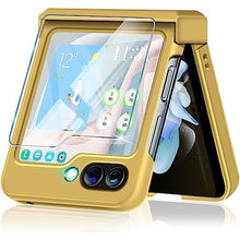 Load image into Gallery viewer, Giyer Design for Samsung Galaxy Z Flip 5 5G Case, Ultra Slim Galaxy Z Flip 5 Flip Case PC Material Hard Hinge Protection Cover for Samsung Z Flip 5 Phone Case Support Wireless Charging (Yellow)_1