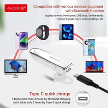 Load image into Gallery viewer, Glazata Wireless Headset, Qualcomm 3020 Smart chip20 Hrs Talktime with Microphone, Noise Cancelling, Handsfree Driving Headset, Compatible with Cell Phone iPhone Android PC (EC200 White)_2722