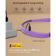Load image into Gallery viewer, Glocusent Upgraded LED Neck Reading Light, Book Light for Reading in Bed, 30-min Timer, 3 Colors & 3 Brightness Adjustable, Rechargeable & Long Lasting, Perfect for Reading, Knitting_280