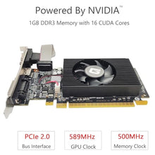Load image into Gallery viewer, Glorto GeForce GT 210 1024 MB DDR3 Low Profile Graphics Card, PCI Express 1.0 x16, Entry Level GPU for PC, SFF and HTPC (HDMI/DVI/VGA)_1150