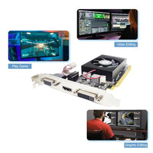 Load image into Gallery viewer, Glorto GeForce GT 210 1024 MB DDR3 Low Profile Graphics Card, PCI Express 1.0 x16, Entry Level GPU for PC, SFF and HTPC (HDMI/DVI/VGA)_1153