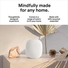 Load image into Gallery viewer, Google Nest WiFi Pro - Wi-Fi 6E - Reliable Home Wi-Fi System with Fast Speed and Whole Home Coverage - Mesh Router - 2 Pack - Snow_2347
