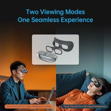 Load image into Gallery viewer, GOOVIS G3X XR Head Mounted Display 800'' FHD Sony Micro-OLED Display, Dual Viewing Modes, Portable 3D Theater for GamingStreaming, Compatible with iPhone 16/Android/PC/Handhelds/PS5, Gray_8974