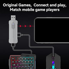 Load image into Gallery viewer, GOWENIC Gaming Keyboard Converter Set, Mobile Gamepad Combo, Intelligent Pressure Gun, Compatible for Android 8+, HarmonyOS,_4