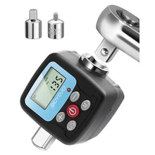 Load image into Gallery viewer, GOYOJO Digital Torque Wrench Adapter, 4-135Nm (2.95-99.6 ft-lb) Electronic Torque Converter with Digital Display, 1/2", 1/4", 3/8" Adapters for Motorcycles, Engine Maintenance, and Versatile DIY Use, nmFtlb_1