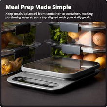 Load image into Gallery viewer, Greater Goods Digital Food Scale for Kitchen & Baking, 10kg/22lb High-Capacity Weight Scale with 1g Precision, Stainless Steel Platform, Hi-Def LCD, Ideal for Bread, Sourdough & Bulk Cooking, StainlessSteel_8284
