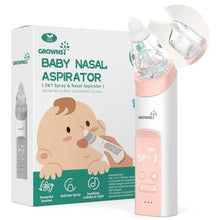 Load image into Gallery viewer, GROWNSY 2-in-1 Baby Nasal Aspirator, Electric Nose Spray & Suction, Pink_1