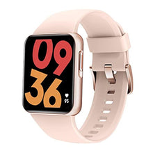 Load image into Gallery viewer, GRV Smart Watch for Men Women, Smartwatch for iOS and Android Phones Personalized Watch Faces IP68 Waterproof, Fitness Tracker with Heart Rate/Blood Oxygen/Sleep Monitor Steps Calories Tracker (Pink), ScreenPink_1
