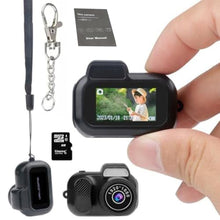 Load image into Gallery viewer, Gsnagole Keychain Camera, World's Smallest 1080P HD Mini Camera, Retro Portable Mini, 100 Mins Battery Life, for Students, Kids (32G)_1