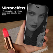 Load image into Gallery viewer, Gxmeuie S24 Ultra 5G Case Compatible With Samsung Galaxy S24 Ultra 5G Cell Phone Case With Kickstand,Pu Leather,Clear View Mirror Flip Cover Shockproof Protective Cover (Black)_1299