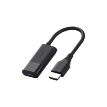 Load image into Gallery viewer, Hagibis HDMI to USB C Adapter, 4K@60Hz HDMI Male to USB-C Female Cable, Portable Monitor, AR Glasses XREAL, VITURE, RayNeo, Rokid to Type C Laptop, Switch, ROG Ally, Steam Deck, PS4/5, Black_1