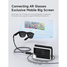 Load image into Gallery viewer, Hagibis HDMI to USB C Adapter, 4K@60Hz HDMI Male to USB-C Female Cable, Portable Monitor, AR Glasses XREAL, VITURE, RayNeo, Rokid to Type C Laptop, Switch, ROG Ally, Steam Deck, PS4/5, Black_59