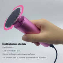 Load image into Gallery viewer, Hannah.QI Electric Foot Callus Remover Adjustable Speed with 60pcs Sandpaper Discs, Professional Electric Foot File Foot Sander Grinder Pedicure Tools Dead Hard Skin Remover(Purple)_708