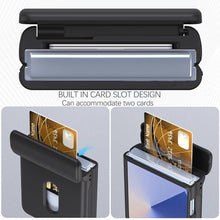 Load image into Gallery viewer, Haoseny for Samsung Galaxy Z Flip 7 Case with Wallet, Card Slot Holder Hinge Protection Full Body Shockproof Case Phone Cover 5G 2025 (Black)_3558
