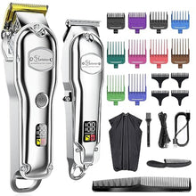 Load image into Gallery viewer, Hatteker Hair Clipper for Men IPX7 Waterproof Cordless Barber Clipper for Hair Cutting Kit with T-Blade Trimmer Beard Trimmer Clipper Professional USB Rechargeable_1