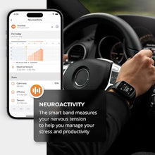 Load image into Gallery viewer, HEALBE GoBe3 - Wearable Health, Fitness and Activity Tracker with Automatic Tracking of Calorie Intake and Burning, Water Balance, Heart Rate, Sleep, Neuroactivity, and Stress/Free app, Aquamarine_55