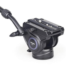 Load image into Gallery viewer, Heavy Duty Tripod Fluid Head-INNOREL F80 Drag Pan Cameras Video Fluid Head with 1/4 and 3/8 in Screws Sliding Plate CNC Professional Panoramic Max Load 24.5lb/12kg for DSLR Camcorders Shooting Film_1