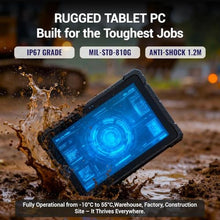Load image into Gallery viewer, HEIGAOLA F7 Rugged Tablet Win 11 Pro Windows Tablet Intel 8+128G 4G GPS FHD 10.1 INCH HDMI2.0 Tablet PC IP67 Waterproof 16000mAh BT 5.2 WiFi 5 Ethernet (F7 Intel J4105i3-4010U 1280 * 800)_2158