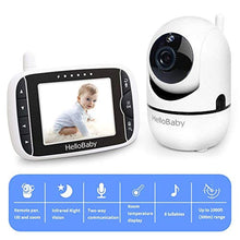 Load image into Gallery viewer, HelloBaby 3.2" Baby Monitor with Camera and Audio, No WiFi, Night Vision, Black_98