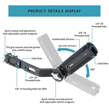 Load image into Gallery viewer, Hersmay Metal Adjustable Sling Handgrip Gimbal Sling Handle for DJI RS 4 Mini, RS 4, RS 4 Pro, RS 3 Mini,DJI RS 2,RSC 2, RS 3, RS 3 Pro Gimbal Handheld Stabilizer Accessories, Black_7825