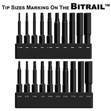 Load image into Gallery viewer, Hex Bit Set, Railer 20-PC Hex Head Allen Wrench Screwdriver SAE & MM Hex Bit Set. S2 Steel Impact Driver 2" Hex Bits for Furniture Screws_5369
