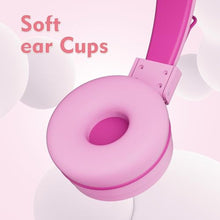 Load image into Gallery viewer, HEYSONG Children's Headphones, Headphones for Kids 85 / 94dB Volume Limited Foldable 3.5mm Jack Wired Cord, Headset for Boys Girls Child Smartphones Tablet School Travel Plane, Pink_6572