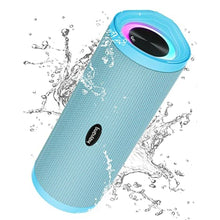 Load image into Gallery viewer, HEYSONG Portable Bluetooth Speaker, Waterproof Wireless Shower Speakers with Good Bass, IPX7 Floating, 5000mAh, TF Card, Loud Sound for Beach, Pool, Kayak Accessories, Gifts for Women, Girl-Sky Blue, SkyBlue_1