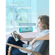 Load image into Gallery viewer, HEYSONG Portable Bluetooth Speaker, Waterproof Wireless Shower Speakers with Good Bass, IPX7 Floating, 5000mAh, TF Card, Loud Sound for Beach, Pool, Kayak Accessories, Gifts for Women, Girl-Sky Blue, SkyBlue_6965