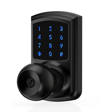 Load image into Gallery viewer, HIDALIFE Keyless Entry Door Lock with Code, Keypad Door Lock with Handle, Touchscreen Door Knob with Keypad, Electronic Door Lock, Auto-Lock, Matte Black, HL-668K 1pack, MatteBlack_1