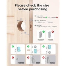 Load image into Gallery viewer, HIDALIFE Keyless Entry Door Lock with Code, Keypad Door Lock with Handle, Touchscreen Door Knob with Keypad, Electronic Door Lock, Auto-Lock, Matte Black, HL-668K 1pack, MatteBlack_6355