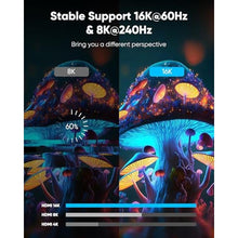 Load image into Gallery viewer, Highwings 16K 8K HDMI Cable 3.3FT, 96Gbps Ultra HD HDMI to HDMI 2.2 Cord, Grey_59