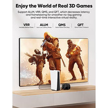 Load image into Gallery viewer, Highwings 8K60HZ HDMI Fiber Optic Cable 2.1 100FT Long, Unidirectional 48Gbps High Speed HDMI Cord 4K120Hz HDCP Compatible for Monitor Roku, Grey_5743