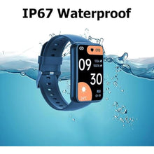 Load image into Gallery viewer, Hiiiman Voice Recorder Smart Watch, Fitness Tracker with Heart Rate Monitor, Sleep Monitor, MP3, Waterproof Pedometer Step Calories Smartwatch for Android & iPhone, Black_567
