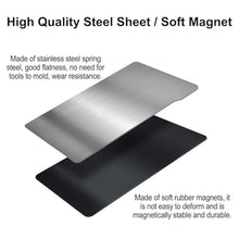 Load image into Gallery viewer, HIKUDIY 2 PCS Resin 3D Printer Flex Build Plate, Spring Steel Flexible Plate Flex Bed and Magnetic Base Platform for ELEGOO Mars 5/Mars 5 Ultra/Mars 4 LCD/Mars 4 Ultra LCD/DLP 3D Printer, 160x96mm_1171