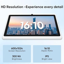 Load image into Gallery viewer, HNVHNV Android Tablet 7 Inch Tablet, E-Reader, 6GB RAM 32GB ROM 1TB Expansion, Quad-core Processor, Dual Camera, WiFi, Bluetooth, Parental Control (Pink)_219