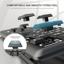 Load image into Gallery viewer, Hofotek Wired Computer Keyboard, Full Size USB Keyboard with Number Pad, black_5349