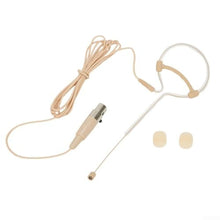 Load image into Gallery viewer, HOgardenME Beige Single Earhook Headset Mic Headworn Microphone 3.5mm 3 Pin 4 Pin XLR Connector Headset Mic with Foam Windscreen(C), aspictureshow_575