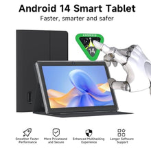 Load image into Gallery viewer, HOTTABLET Tablet 7Inch Android 14.0 with Protective Case, 8GB(3+5GB Expand) RAM+ 32GB ROM, IPS Screen, Dual Camera, Bluetooth 5.0 WiFi Tab (Black)_163