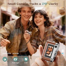 Load image into Gallery viewer, HOTU Keychain Camera, Mini Digital Camera 1080P HD with Flash Brown_2150