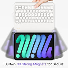 Load image into Gallery viewer, HOU Keyboard Case for 8.3-inch iPad mini 7th/6th Generation, White_450