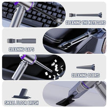 Load image into Gallery viewer, houscly Car Vacuum Portable Cordless 20000PA High Power 4-in-1 Compressed Air Duster & Air Blower & Pump Hand Held Vacuum with Brushless Motor for Car, Home, Office,Camping Ideal Gifts for Men & Women, Purple_6050