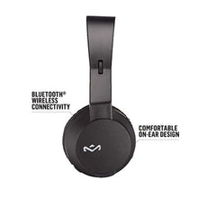 Load image into Gallery viewer, House of Marley EM-JH101-BK Rebel Wireless Bluetooth On Ear Headphones with a Microphone, Black,Large_8148