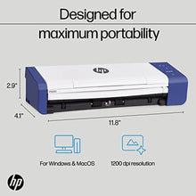 Load image into Gallery viewer, HP Compact Desktop Duplex USB Mobile Document & Photo Scanner with Auto-Feed Tray for Portable 2-Sided Digital Scanning, Model HPPS200, for Home & Office, PC and MAC, HP WorkScan Software Included, white_331