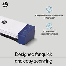 Load image into Gallery viewer, HP Compact Desktop Duplex USB Mobile Document & Photo Scanner with Auto-Feed Tray for Portable 2-Sided Digital Scanning, Model HPPS200, for Home & Office, PC and MAC, HP WorkScan Software Included, white_332