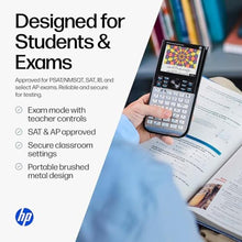 Load image into Gallery viewer, HP Prime G2 Graphing Calculator Multi-Touch 3.5" Color Display CAS Exam Approved SAT/AP/IB Scientific Calculator for School, Highschool, College Students Programmable, 256MB, Includes Case + Cloth, Black_588