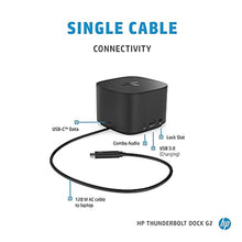 Load image into Gallery viewer, HP Thunderbolt Dock G2 with Combo Cable, Black_266